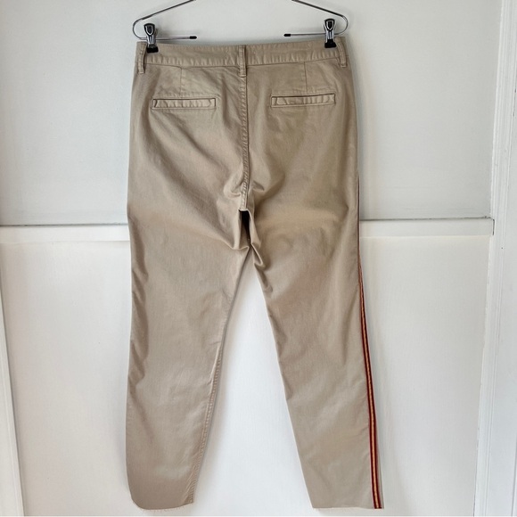 Anthropologie Velvet by Graham & Spencer Khaki Side Stripe Pant NWT - Picture 10 of 14